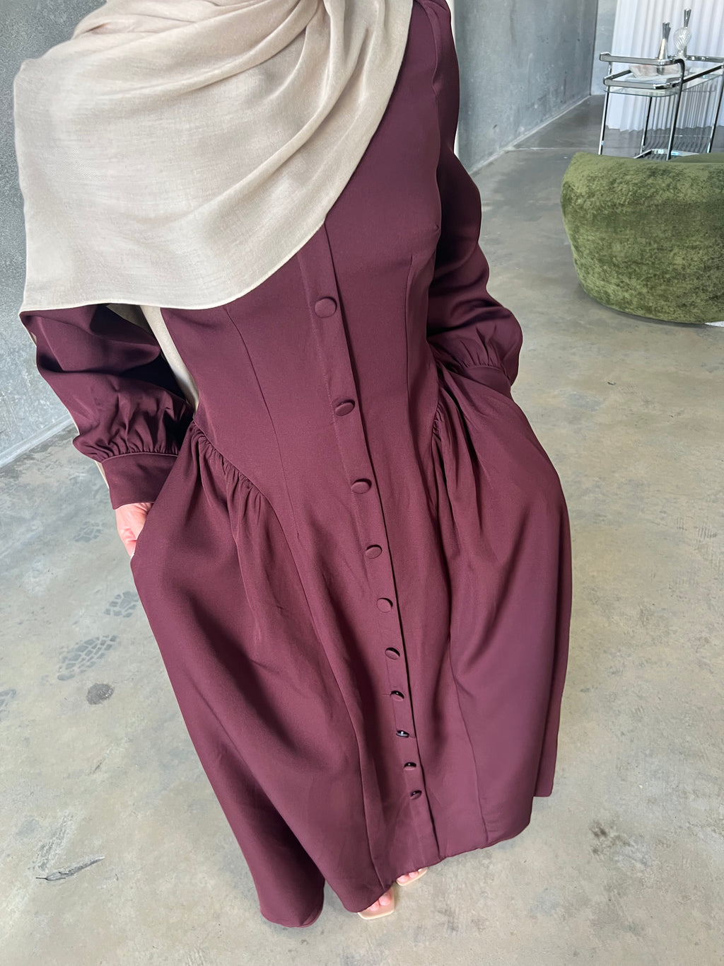 The Amara Button Dress