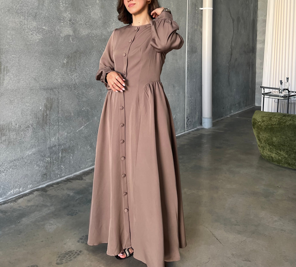 The Amara Button Dress