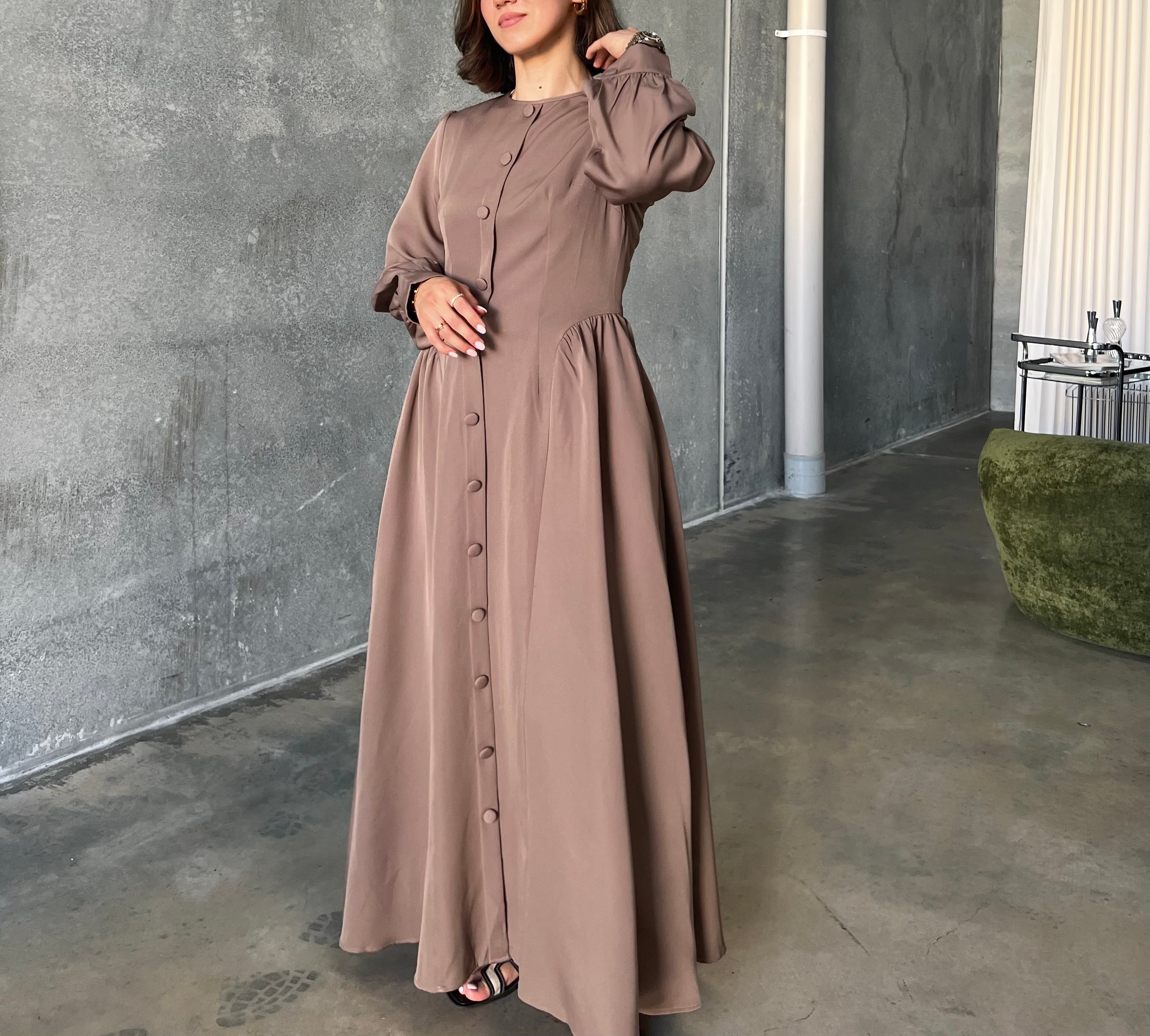 The Amara Button Dress