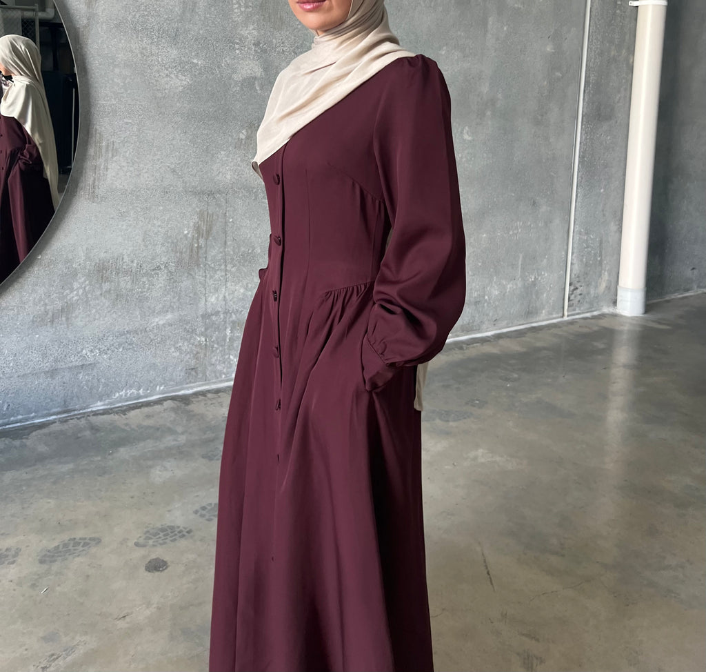 The Amara Button Dress