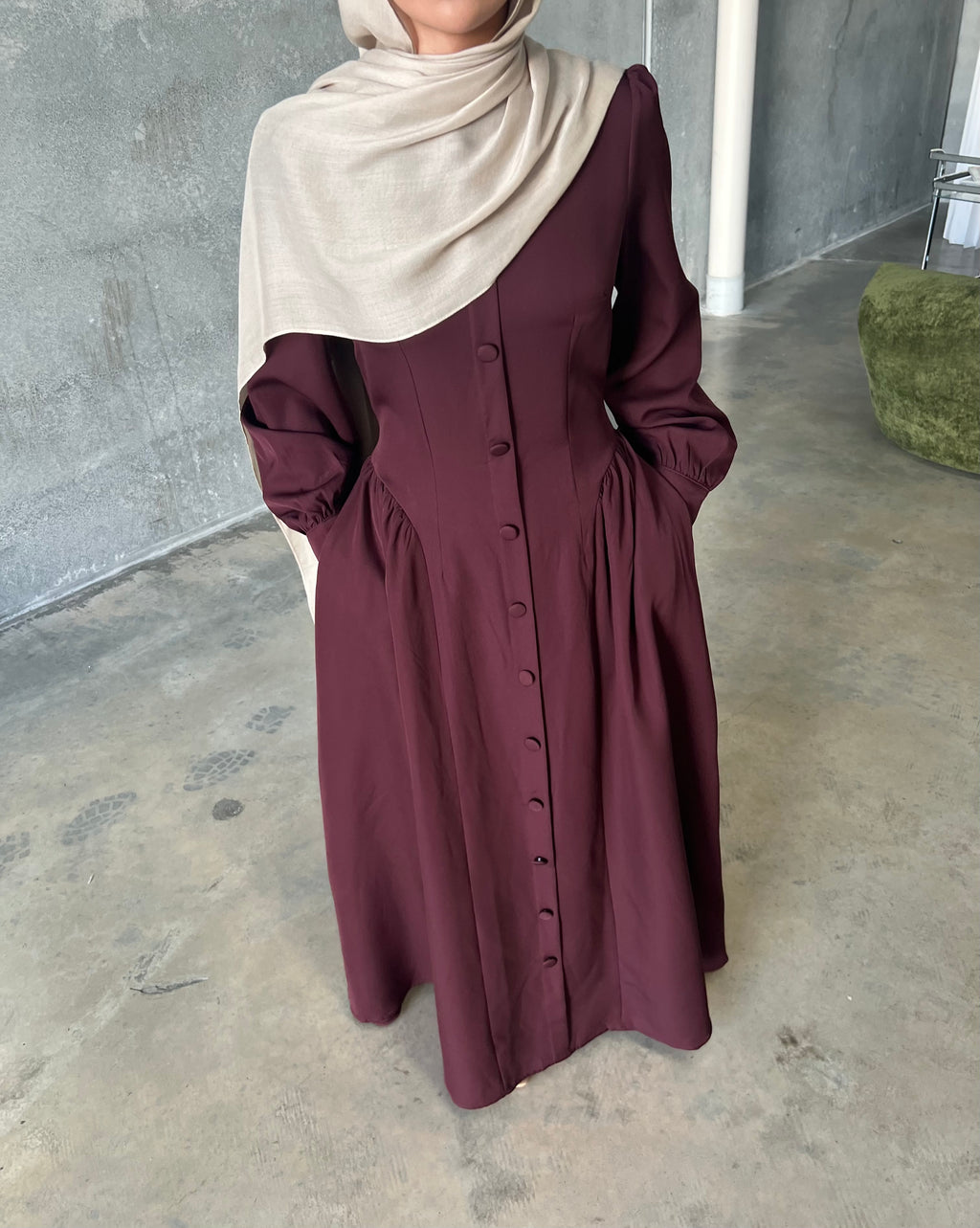 The Amara Button Dress