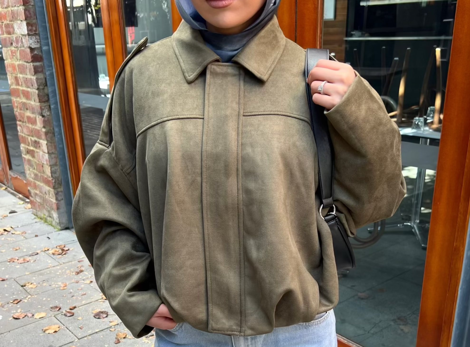Soho Suede Bomber Jacket