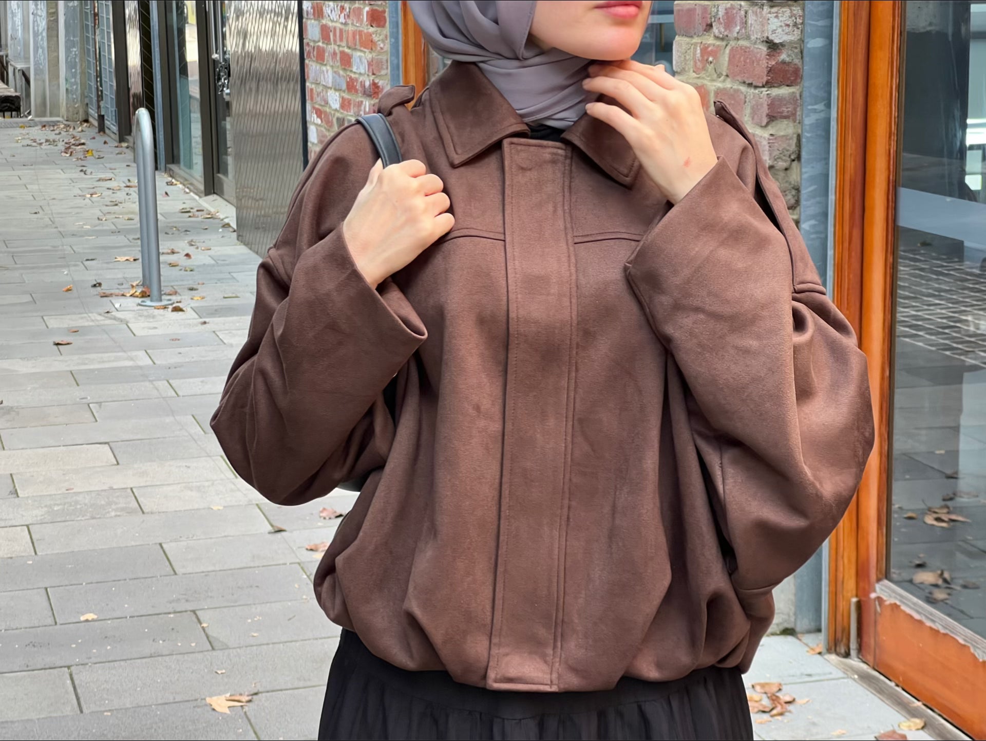 Soho Suede Bomber Jacket