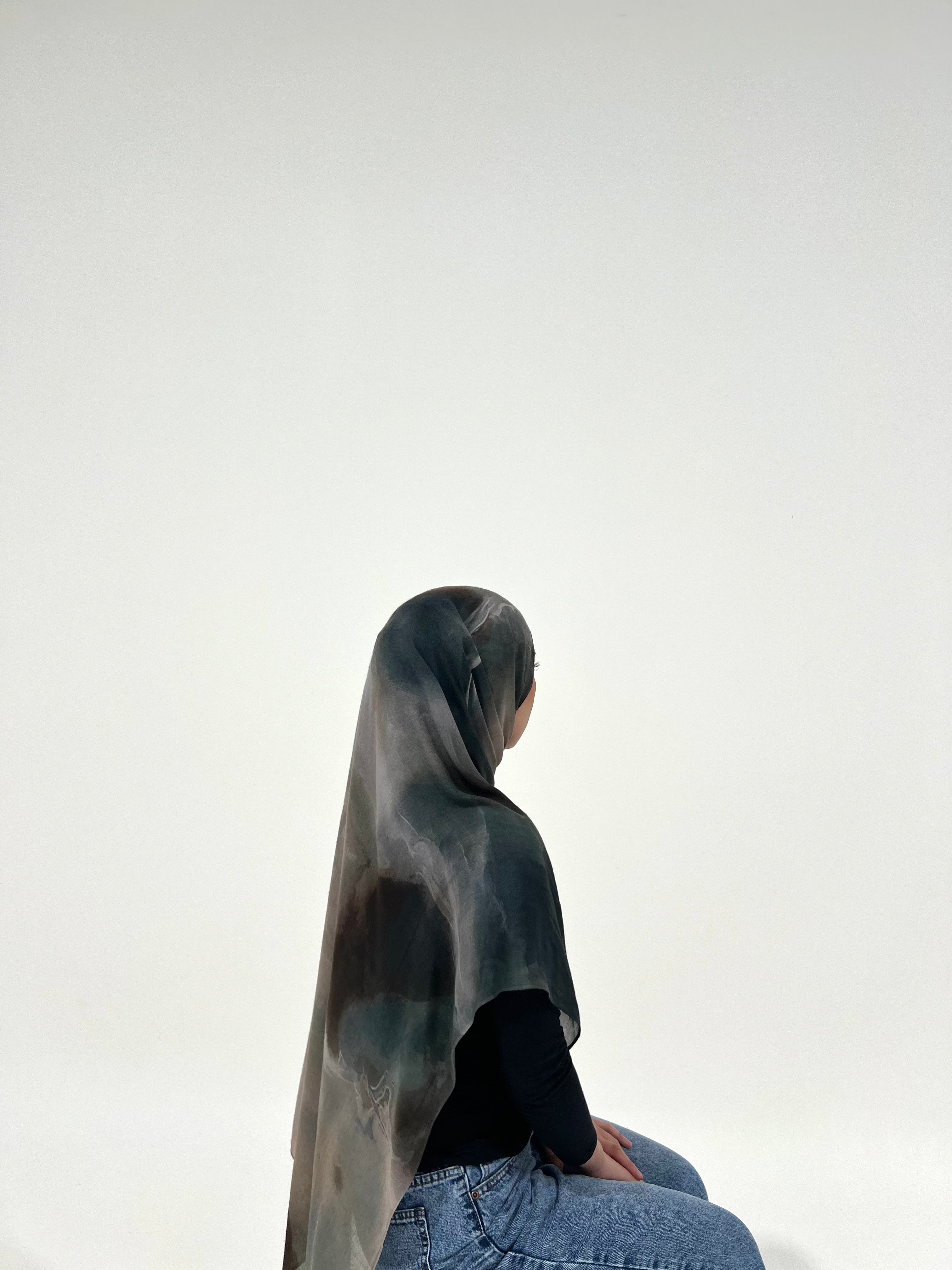 Printed Modal - Smoulder