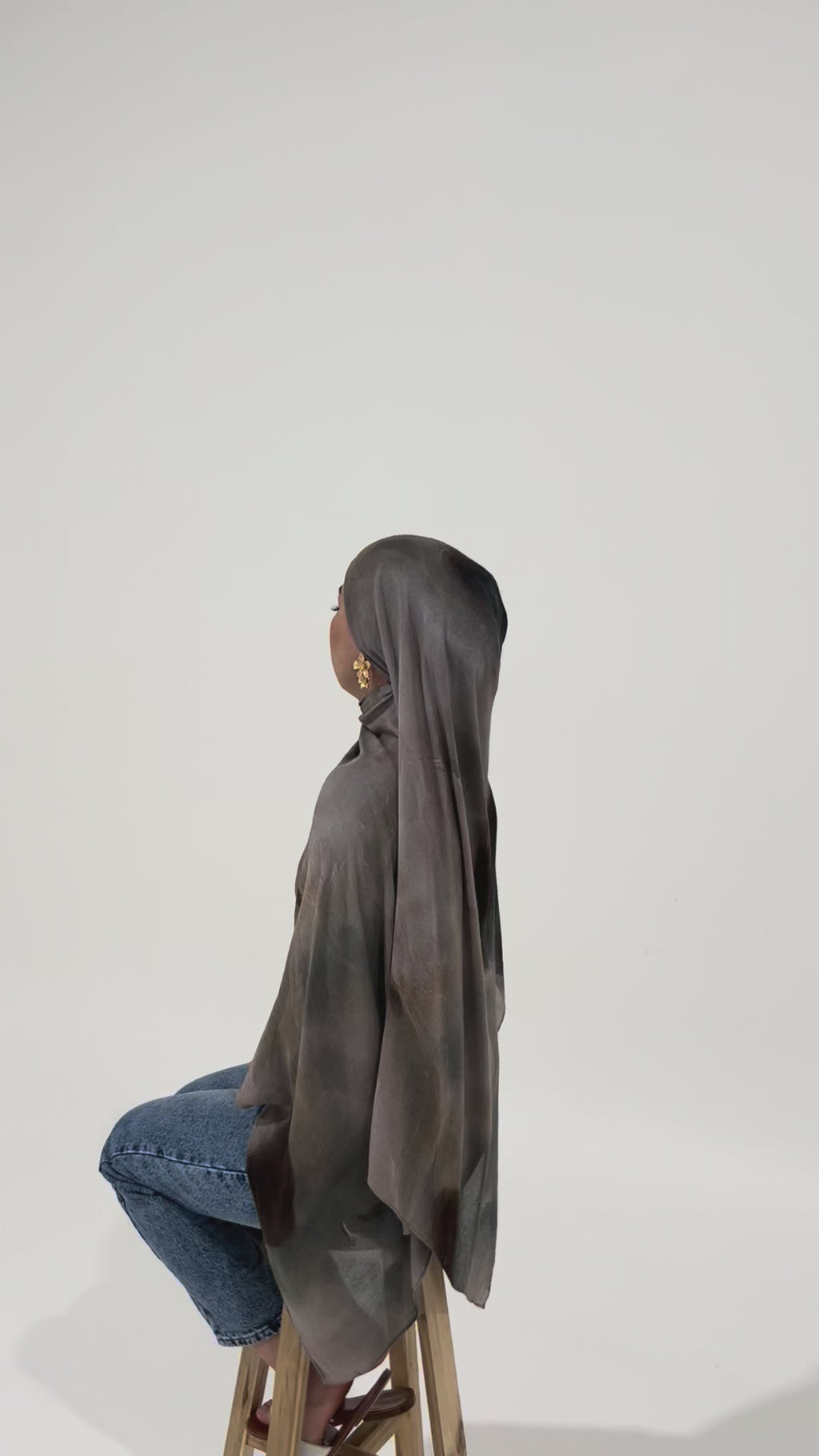 Printed Modal - Smoulder